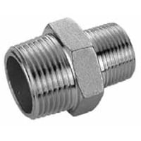 Rustfri (AISI 316) brystnippel, 1" x "