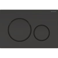 Geberit Sigma20 Round Betjeningsplade Mat Sort/sort