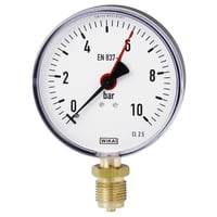 Manometer, VSM 15/80mm, 6kg, 1/2'' RG