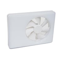 Billede af Duka Smart Fan ventilator, fugt/tidsstyret, 100/125 mm, hvid