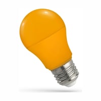LED-pære E27, 4,9W, A50, matteret, orange