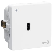 LK FUGA - Korrespondance ngleafbryder med 2 sljfeklemmer og lille LED lampe, 1 modul, hvid billede