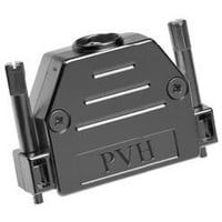 Hus sub-D DHF09, 9 polet, krom, med fingerskrue