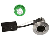 Scan Products Luna Quick Install indbygningsspot, GU10, 10 stk, børstet aluminium