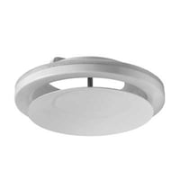 Indblsningsventil ki, 125 mm, RAL 9003