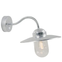 Luxembourg Sensor vglampe med bevgelsessensor, 1 x E27 maks. 60W, galvaniseret - Nordlux + Philips, 2700K, 1055lm, CRI>90, 15.000 timer, dmpbar