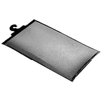 Van Der P Unicolor Milj bruseforhng, 90 x 200 cm, hvid