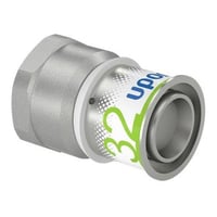 Uponor S-Press kobling med muffe, 32-Rp1"FT