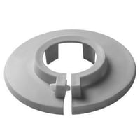 2-delt plastroset til rr p 3/8″ (ca. 17 mm), ydre diameter 55 mm, gr