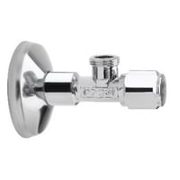 NIL vinkel aftapventil, 1/2" x 3/8" x 77 mm