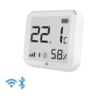 Billede af Shelly Plus H+T - Trdls temperatur- og luftfugtighedssensor med WiFi (restsalg)