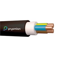 Installationskabel XPUJ-HF Dca 500V, sort 3G2,5 AFM – Prysmian – pr. meter