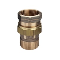 Billede af 3/4" Union muffe/nippel Rdgods Silicium Bronze R-gevind, Rp-gevind Fladtttende Kantet pakning AFM 34/2 medflger