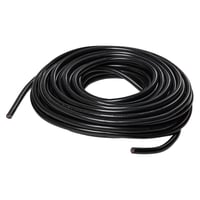 Plastledning, rund, 10 meter, sort, H03VV-F 2x0,75mm2 (PKL)