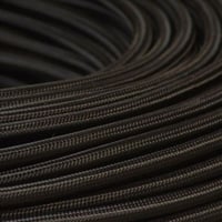 Stofledning VDH 2x0,75 mm, sort - 100 meter