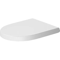 Duravit Starck 2 – Toiletsæde med softclose & quick release, model 006989, hvid