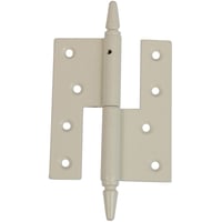 IPA drhngsel 11142, m/B-knop, 109 x 38 mm, SH. venstre, hvid