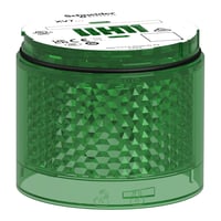 Lysmodul med fast LED, grøn, 70mm, 24-230V AC/DC - Schneider Electric