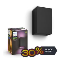 Philips Hue Resonate &down Udendrs Vglampe Color & White Ambiance 1200lm Zigbee + Bluetooth Sort