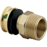 Viega Raxofix overgang 20 x 3/4" muffe/nippel rødgods