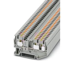 Gennemgangsklemme PT 4-TWIN, Push-in-tilslutning, 0,2 mm - 6 mm, gr