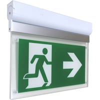 Nordtronic Exit skilt, topmonteret, ndbelysning, 6000K, 3W - ECOtech billede