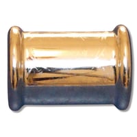 Samlemuffe, 32 mm, krom, til aflbsrr