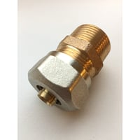 Roth overgang 15 mm x 3/4" nippel, rdgods