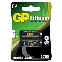 Batteri 2CR5 6V foto lithium, oprindelsesland JP – GP Batteries