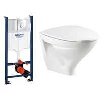 Grohe Solido/If? Sign Komplet Toilet Pakke - Cisterne, S?de, Toilet, Trykknap