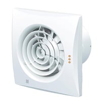 Ventilator PRO 35 TH, fugt- og tidsstyret, 150 mm, hvid
