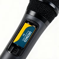 Deltaco battery x 6LR61 - Alkaline