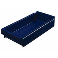 Lagerkasse 9123 i plast, 500 x 230 x 100 mm billede