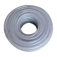 Pvc Slange Armeret 3/8  " Gods 3 0mm Transparent 50 Meter