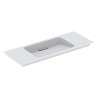 Geberit One hndvask, 105 cm bredde, 40 cm dybde, uden hanehul – hvid