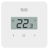 Roth Touchline SL rumtermostat med IR fler, hvid