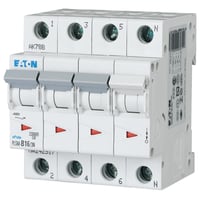 Eaton Automatsikring, MCB, 3P +N, 16A, C-karakteristik, 6 kA, 70 mm, 4 modul