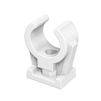 Klemrrbrer til 10 mm rr (enkelt, hvid)