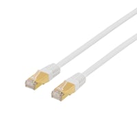 DELTACO S/FTP Cat7 patch kabel med RJ45, halogenfri, 1,5 meter, hvid