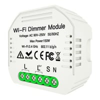 vrige Wifi Indbygningsdmper - Tuya/Smart Life, 150W LED dmper, korrespondance, til indbygning, 230V indgang