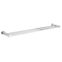 Damixa Silhouet dobbelt håndklædestang, 800 mm, krom