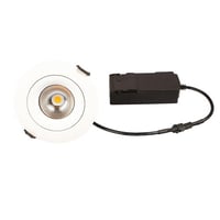 Sabina, Low profile downlight ISO, Mat Hvid, 3000K, 440lm, 5,4W, Dmpbar, IP44