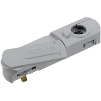 GLOBAL trac 1-faset - Adapter uden nippel, maks. 5 kg belastning, alu/gr (GB 66)