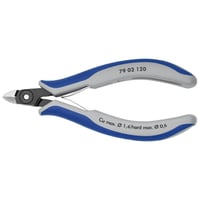 Knipex skvbider, prcisions elektronik m/mini hoved, skr og lille facet, 120 mm