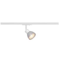 SLV Puria Track 1-faset skinnespot, GU10, hvid, Nordtronic Dim To Warm, 1800-3000K, 350lm, CRI>90, 40.000 timer, d?mpbar