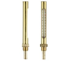 Erik Frgemann kedeltermometer, 1/2″ (ned), med rd vske, L=210 mm, -10/+120 C