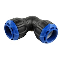 Isiflo Sprint vinkel 90, 32 mm, komposit, PN16