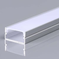 Monteringsst Til Led-strip, 2000x20x10 Mm, Slvhus, Diffuser - V-tac