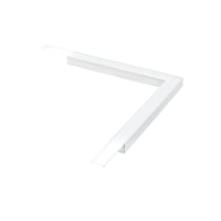 SG ARMATUREN StripLine Hvid profil påbygget hjørne - uden LED strip og driver