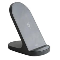Trdls oplader, stand, 15 W, USB-C, Qi-certificeret, sort - Deltaco